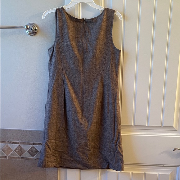 LOFT Gray Sleeveless Mini Dress - Picture 4 of 4